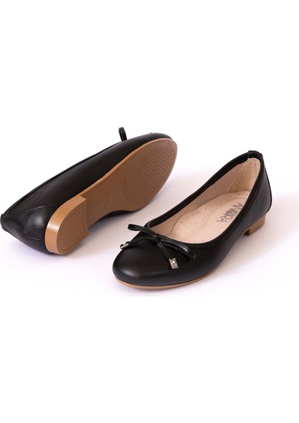 Hakiki Deri Kadın Babet Ayakkabı 25PST6030 modelleri