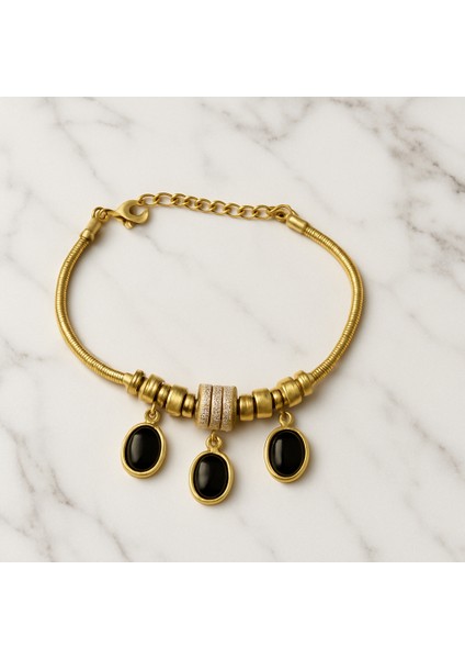 Siyah Charm Bileklik