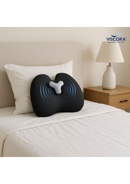 Ortopedik Bel ve Sırt Destek Minderi – Masajlı, Titreşimli, Klipsli, Ofis, Araç ve Ev Kullanımı Için fırsatları