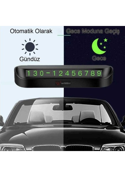Audi Tt 2006 2013 Fosforlu Otopark Numaratörü-Telefon Numarası Göstergesi modelleri