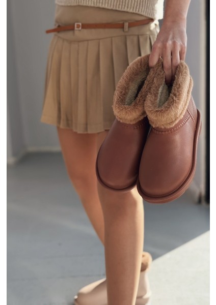 Porix Falyon Peluş Detaylı Taba Kadın Bot fiyatları