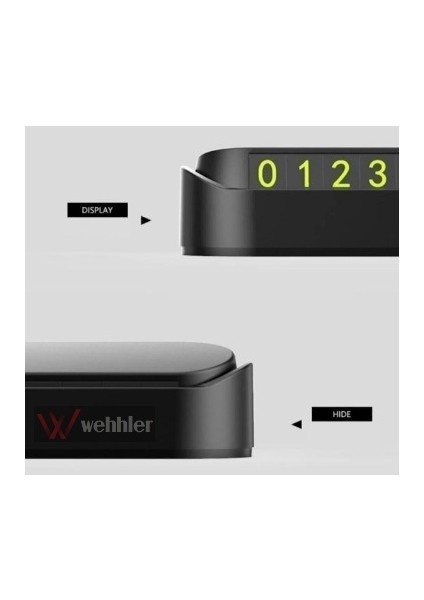 Ds 9 2021-2022-2023-2024-2025 Fosforlu Otopark Numaratörü-Telefon Numarası Göstergesi