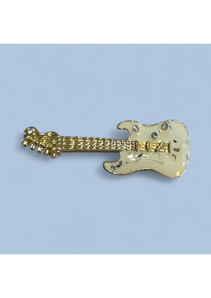 Gold Gitar Broş