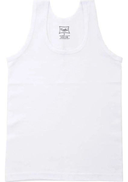 Erkek Çocuk Penye Atlet-6 Adet -Beyaz fiyatları