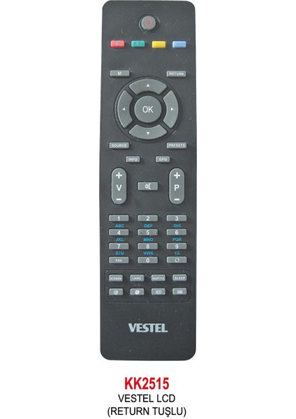 LCD (Return Tuşlu) Kumanda modelleri