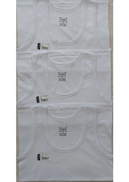 Erkek Çocuk Penye Atlet-6 Adet -Beyaz fırsatları