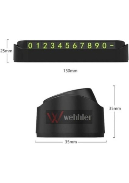 Cupra Tavascan 2023-2024-2025 Fosforlu Otopark Numaratörü-Telefon Numarası Göstergesi fırsatları