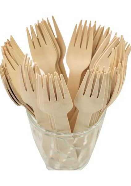 10 Adet Tahta Çatal Yeni (Uzun Dişli) - 160MM