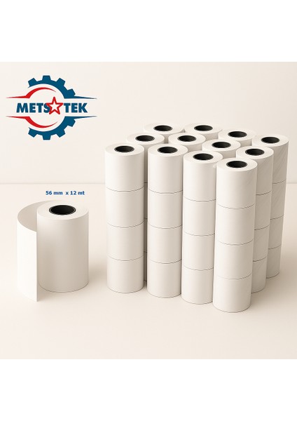 Termal Yazarkasa ve Pos Rulosu 56MM x 12METRE 100 Lü Koli fiyatları