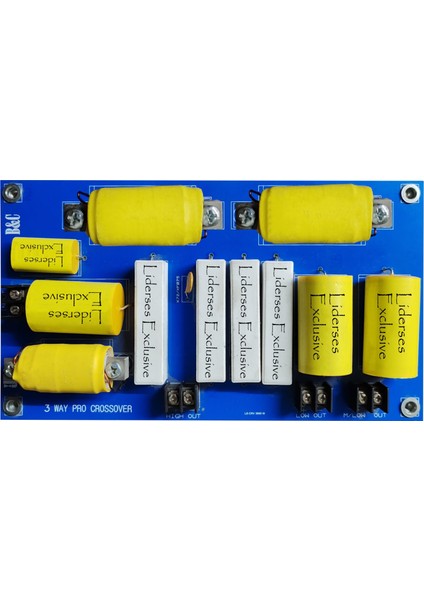 3 Yollu Crossover Kule Filtre Devresi - 2X900W + 1X180W