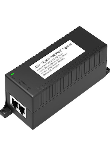 AN1030 Gigabit Poe Injector | 30W 1000MBPS IEEE802.3AF/AT Ip Kamera Network Güç Adaptörü
