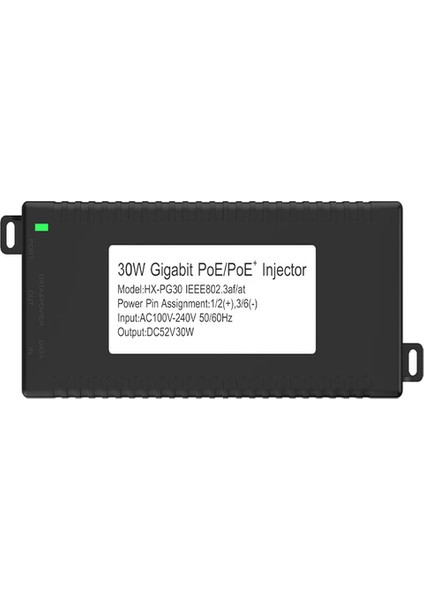 AN1030 Gigabit Poe Injector | 30W 1000MBPS IEEE802.3AF/AT Ip Kamera Network Güç Adaptörü modelleri