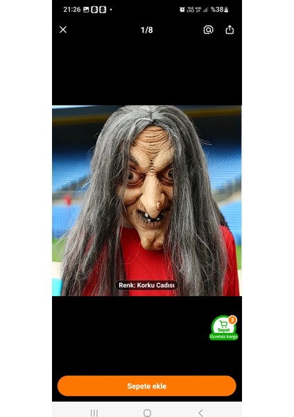 Latexs Zombı Maskesı