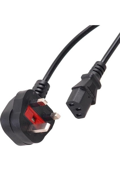 3 x 0.75 mm Ingiliz Tip 1.5 Metre C7 Güç Kablosu PM-17891