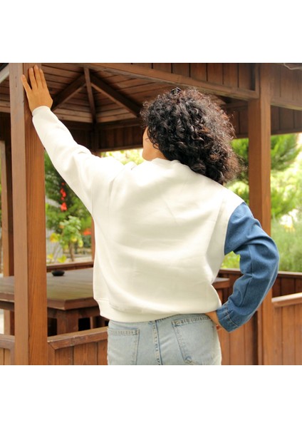 Hopeful Desing Sweatshırt Jean Detaylı modelleri