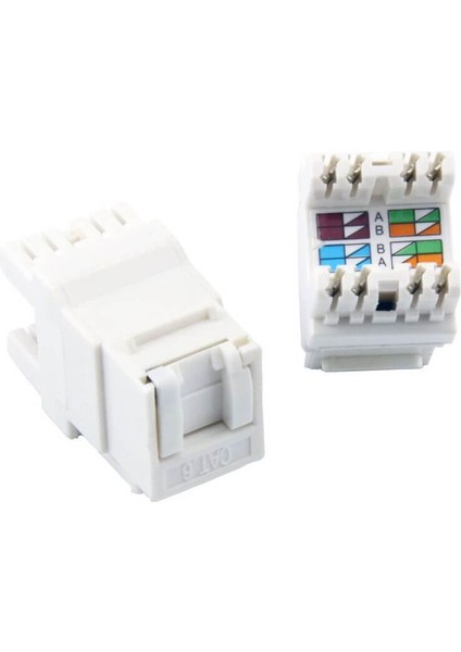 1 Adet RJ45 Cat6 Utp 180 Derece Keystone Jack Ethernet Duvar Jakı Dişi Jak Ağ Konektörü Dişi Jak Klipsi Utp Ağ Punch Down Konektörü fiyatları