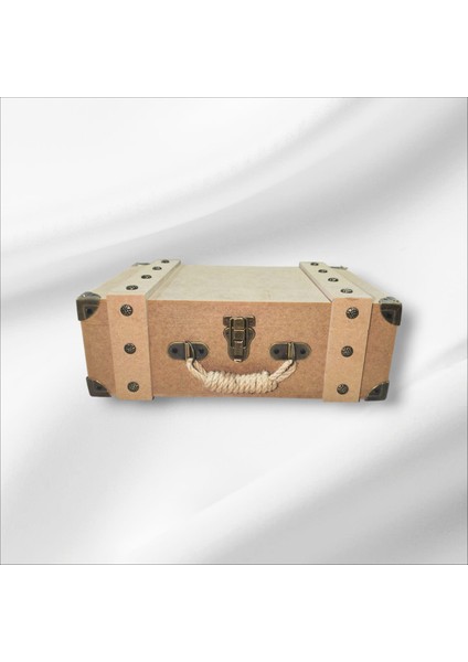 Ahşap Boyanabilir Dikdörtgen Klasik Dekoratif Bavul Kutu fiyatları