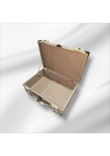 Ahşap Boyanabilir Dikdörtgen Klasik Dekoratif Bavul Kutu indirimleri