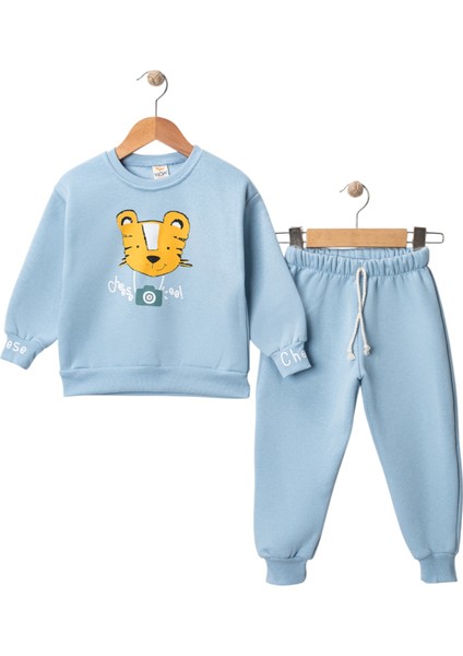 Kaplan Baskılı Erkek Çocuk Kışlık İkili Takım fiyatları