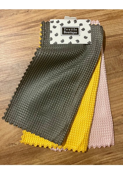 Ycn Ithal 3'lü Mikrofiber Temizlik Bezi, Cam, Araba, Mutfak, Fiber Bez (30 x 30 Cm) fiyatları