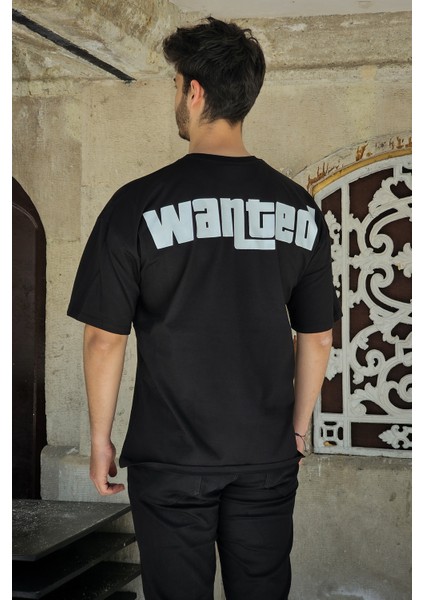 Wanted - Oversize Tshirt (Siyah)