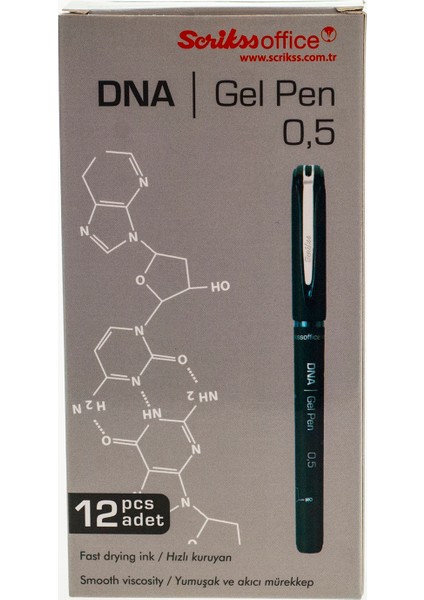 - Wizdesign Dna Jel 0.5 mm Siyah 12'lik Kutu