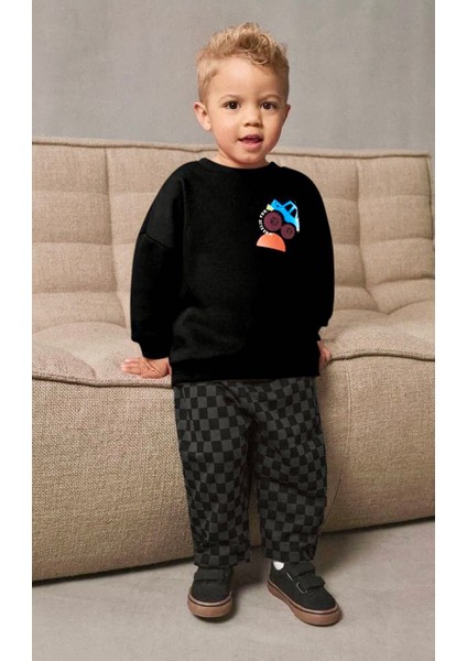 Erkek Çocuk 3 Iplik Baskılı Takım