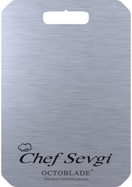 3dreamverse Octoblade Premium Paslanmaz Çelik Kesme Tahtası