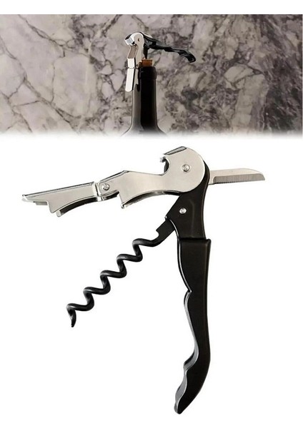 2 Adet Profesyonel Tirbüşon Pratik Sağlam Garson Tip Açacak Kesici Tirbuşon fiyatları