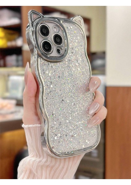 iPHONE 15 Promax Simli Kamera Korumalı Darbe Emici Kılıf