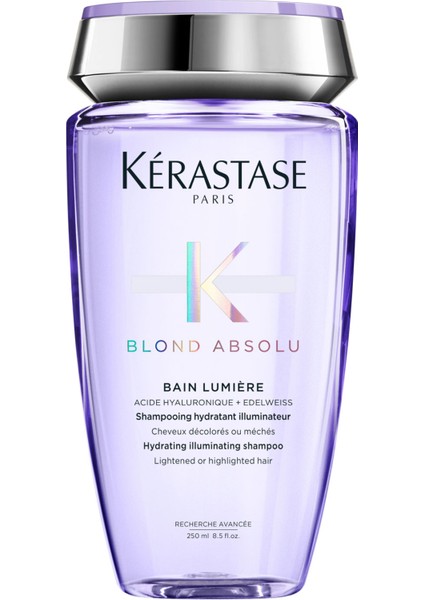 Blond Absolu Bain Lumiere Işlem Görmüş Sarı Saçlar Için Parlaklık Veren Şampuan 250 ml 250 ml