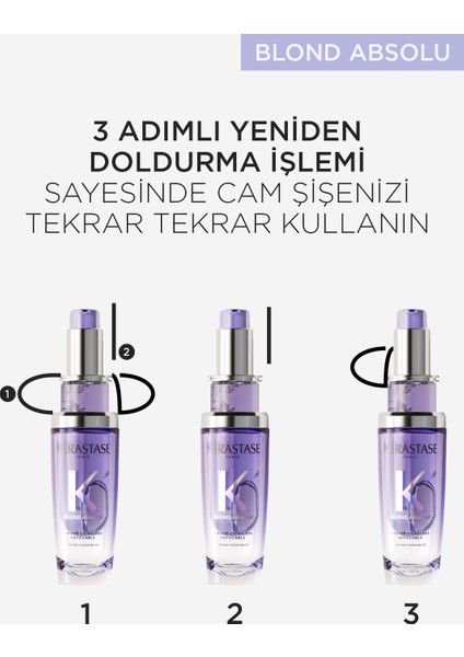 Blond Absolu L'huile Cicagloss Sarı Saçlar Için Saç Bakım Yağı 75 ml