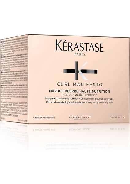 Curl Manifesto Masque Beurre Haute Nutrition Kıvırcık Saçlar Için Saç Maskesi 200 ml 200 ml