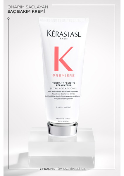Premiere Fondant Fluidite Reparateur Onarım Sağlayan Saç Bakım Kremi 200 ml