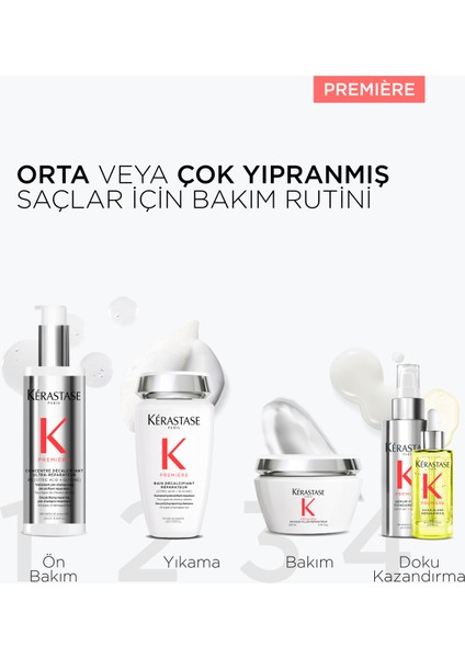 Premiere Serum Filler Fondamental Elektriklenme Karşıtı Onarım Sağlayan Saç Serumu 90 ml 90 ml
