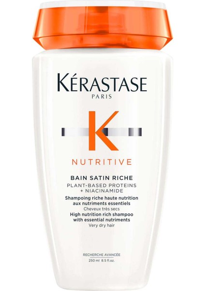 Nutritive Bain Satin Riche Yoğun Nemlendirici Şampuan 250 ml 250 ml
