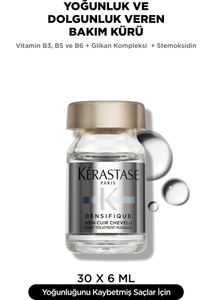 Densifique Cure Densifique Yoğunluk Ve Dolgunluk Veren Bakım Kürü 6mlx30 6ml*30 6ml*30