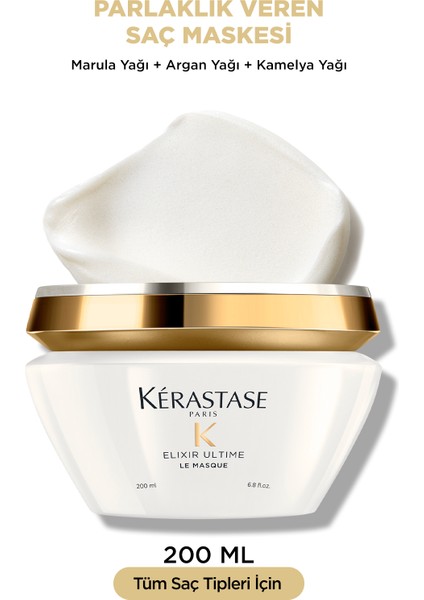 Elixir Ultime Le Masque Parlaklık Veren Saç Maskesi 200 ml 200 ml