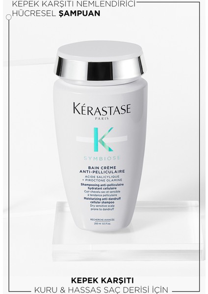 Symbiose Kepek Karşıtı Arındırıcı Hücresel Şampuan 250 ml 250 ml