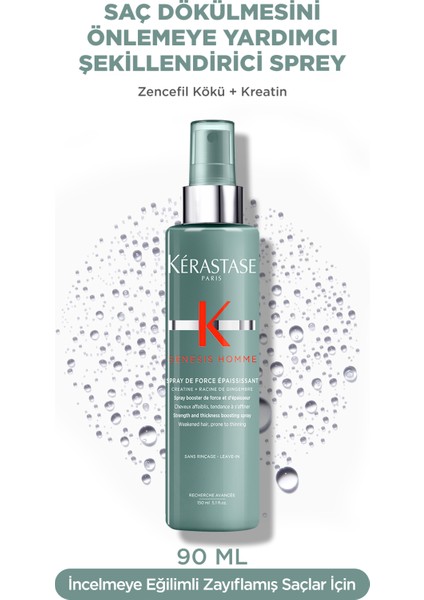 Genesis Homme Güçlendirici Ve Şekillendirici Sprey 150 ml 150 ml