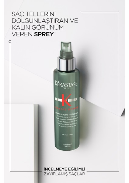 Genesis Homme Güçlendirici Ve Şekillendirici Sprey 150 ml 150 ml
