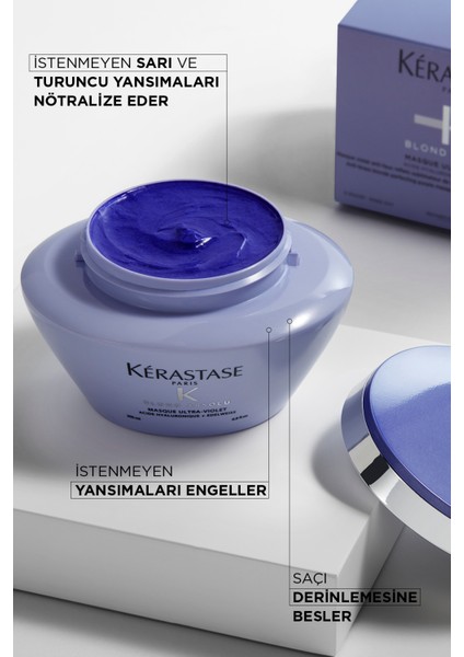 Blond Absolu Masque Ultra Violet Açma Işlemleri Sonrası Nötralizasyon Sağlayan Maske 200 ml 200 ml