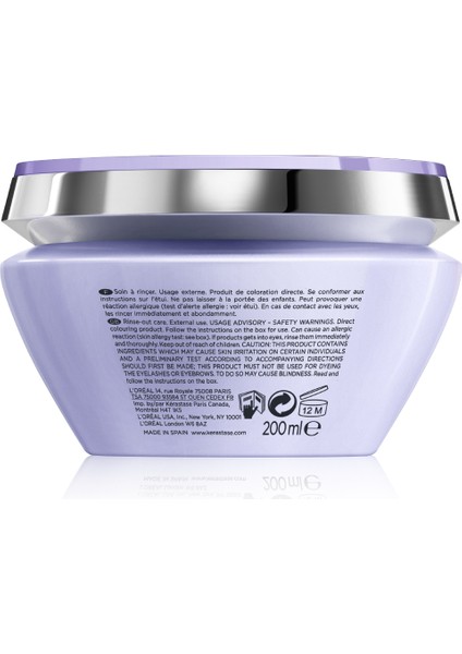 Blond Absolu Masque Ultra Violet Açma Işlemleri Sonrası Nötralizasyon Sağlayan Maske 200 ml 200 ml