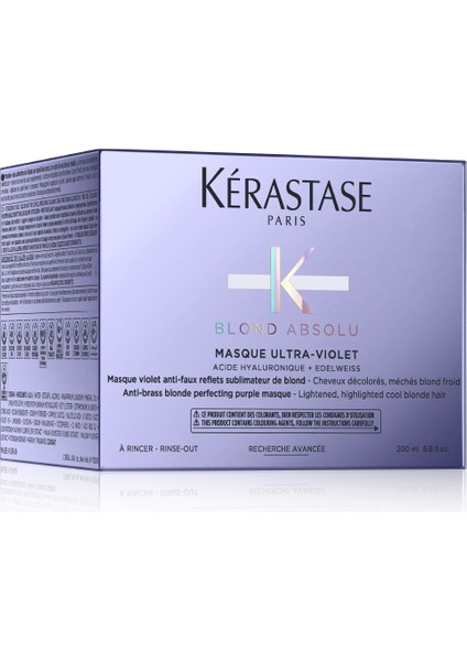 Blond Absolu Masque Ultra Violet Açma Işlemleri Sonrası Nötralizasyon Sağlayan Maske 200 ml 200 ml