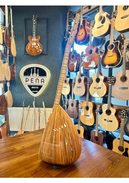 Kısa Sap Yarı Profesyonel Zeytin Bağlama 40 Tekne Jak Girişli