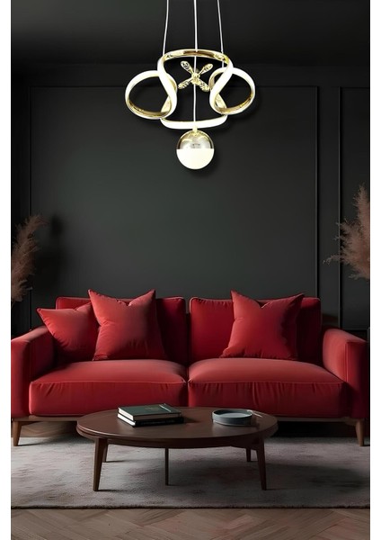 Terra Gold 3 Renk Modern Sarkıt LED Avize fırsatları