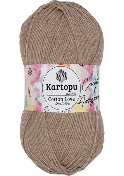 5 Adet Cotton Love Pamuklu El Örgü Ipi Amigurumi Ipi K850