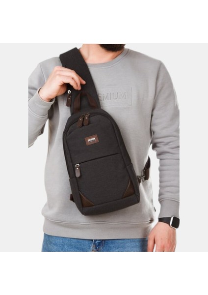 Kanvas Kumaş Göğüs Çantası Bodybag LD581