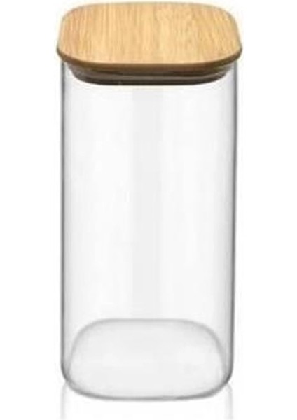 Bambu Kapaklı Cam Kavanoz 65X90 ROYALEKS-KVN31