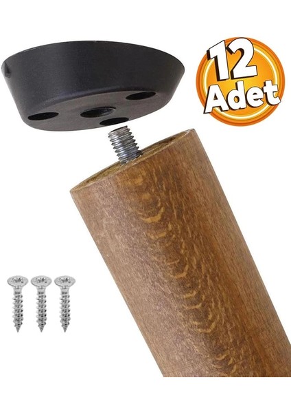 12 Adet Mobilya Masa Zigon Sehpa Ayağı Bağlantı Aparatı Açılı Dereceli Aparat Ayak Tabanı Siyah modelleri